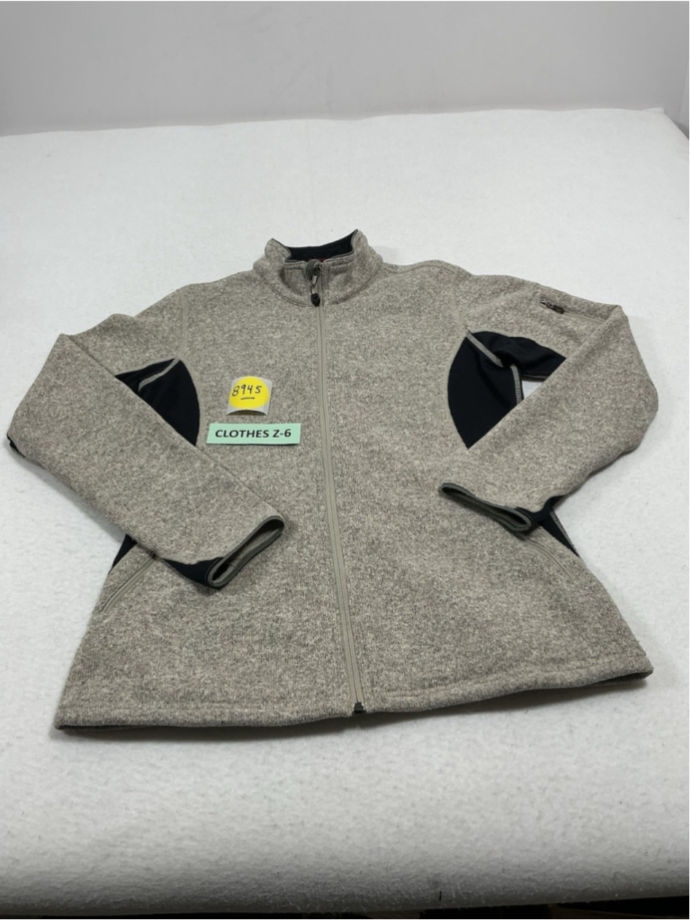 Womans Excellent Eastern Mountain Sports Full Zip Jacket Medium Multicolor